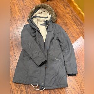 Eddie Bauer Gray Ski & Snow Jacket